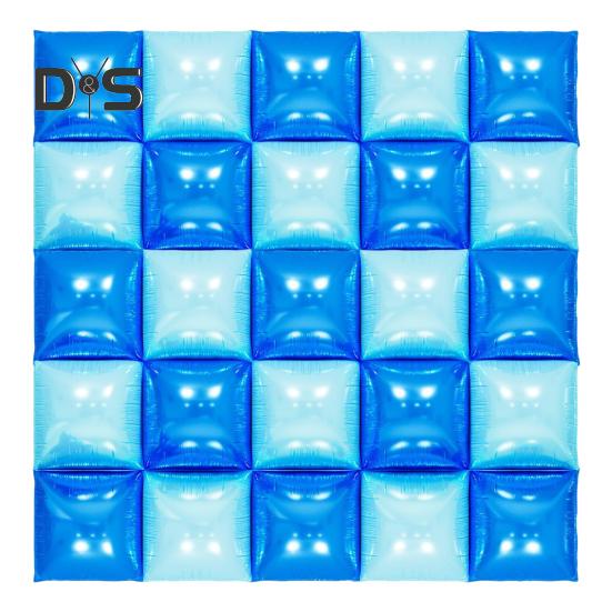 25 шт. квадратных фольгированных металлических шаров, двухсторонние воздушные шары, настенный туннель, свадебный выпускной фон, арка, гирлянда, комплект для вечеринки по случаю дня рождения