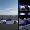 Vaodest светодиодный фонарь lego 76917 чемпионы скорости форсаж чемпион Форсаж Nissan skyline GT-R (Р34) Набор игрушечных машин Дизайн и состав