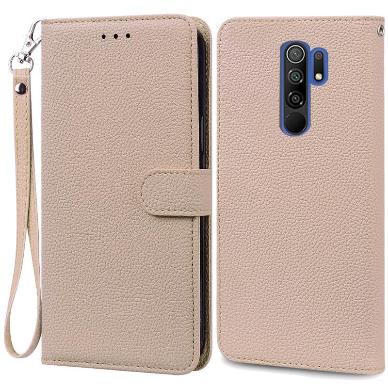 For Redmi 9 Case Soft Silicone Wallet Cover Phone Case For Xiaomi Redmi 9 Case Redmi9 Leather Flip Case Coque Fundas Shell