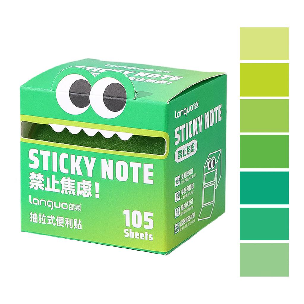 Прозрачные выдвижные блокноты для заметок самоклеящиеся 105 листов 108 листов для школы, офиса, дома, общежития