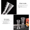 10/20cc Cocktail Shaker PP Jigger Short New Seasoning Measuring Cup