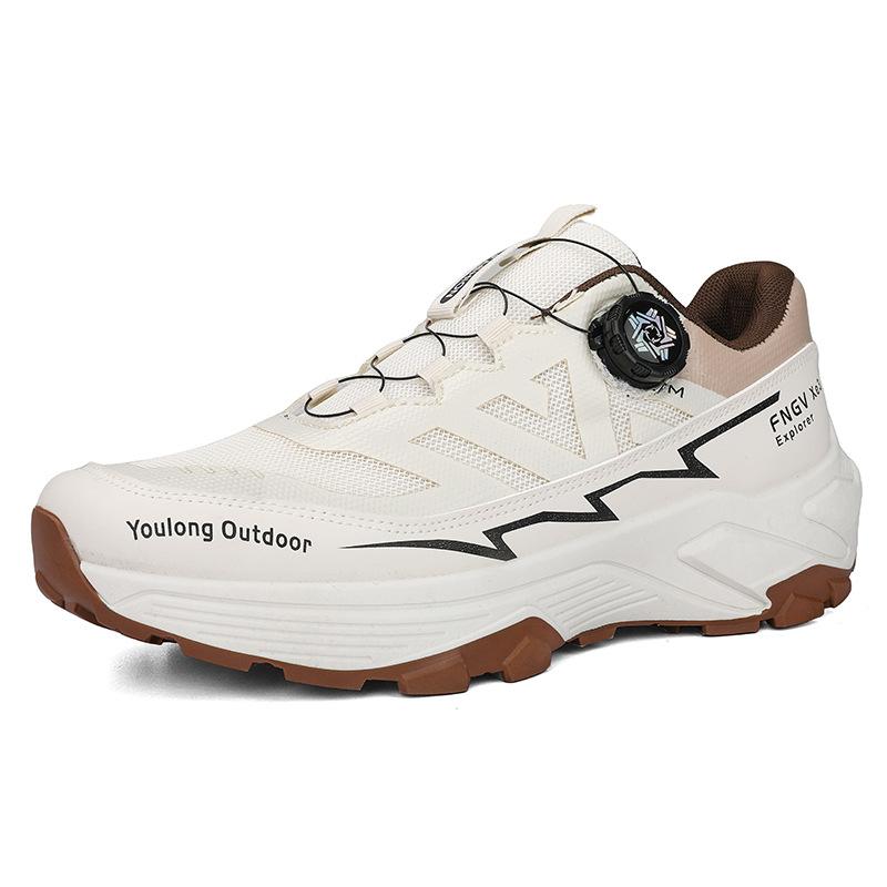New hiking shoes outdoor travel men's leisure pass rotating button crawling off-road hiking shoes men