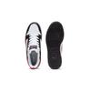 Puma Rebound V6 Lo Kids Skate Shoes Kids Sneakers Black White Red 393833-04
