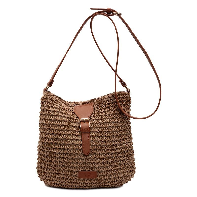 Повседневная сумка-мессенджер Женская большой вместимости Пляжная сумка для отпуска на море Сумка на плечо