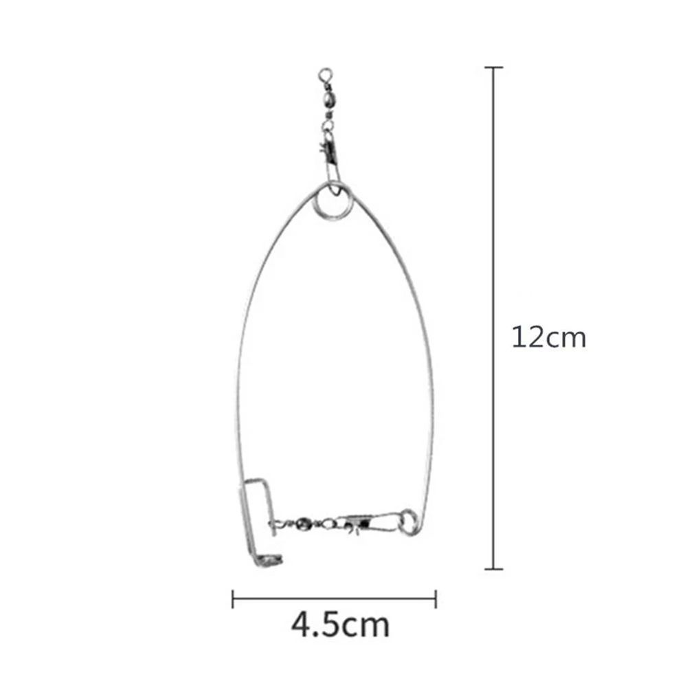 Steel Trigger Spring Hook Automatic Fishing Device Spring Ejection Hook Automatic Fishing Hook