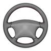 Черный чехол на руль автомобиля из искусственной кожи для Citroen Xsara Picasso Berlingo 2001-2008 C5 2001-2006 Peugeot Partner 2003-2008