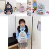 Adorable And Stylish Nylon Children's Backpack For School Featuring Lightweight Design And Fun Cartoon Patterns