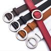 Non-Porous Round Buckle Student Belt Women'S Decoration Simple Thin Belt Belt Belt