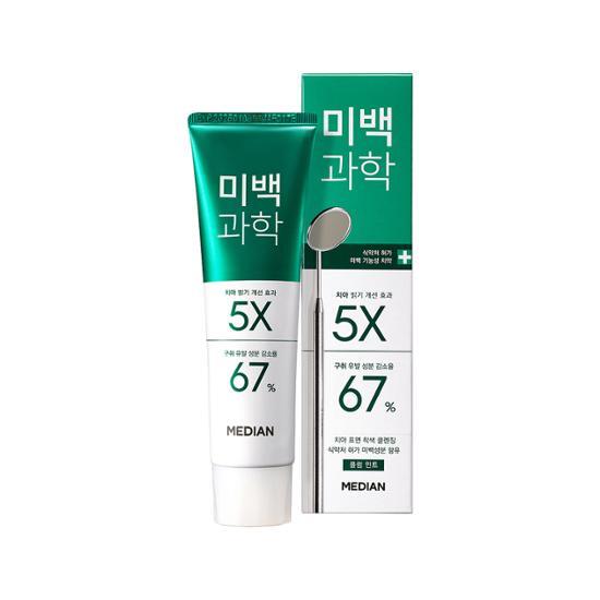 Median Whitening Science Toothpaste Plum Mint Flavor 100g