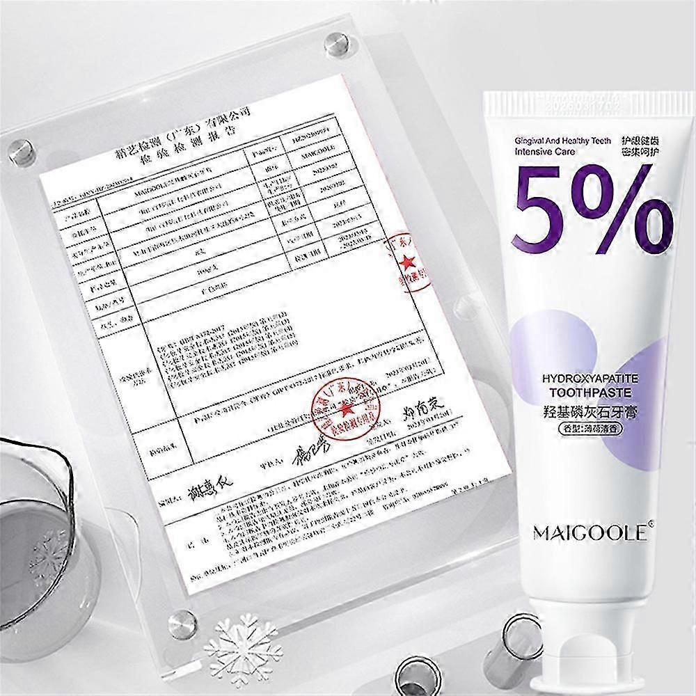 3X Hydroxyapatite Toothpaste Probiotic Whitening Toothpaste 100g -