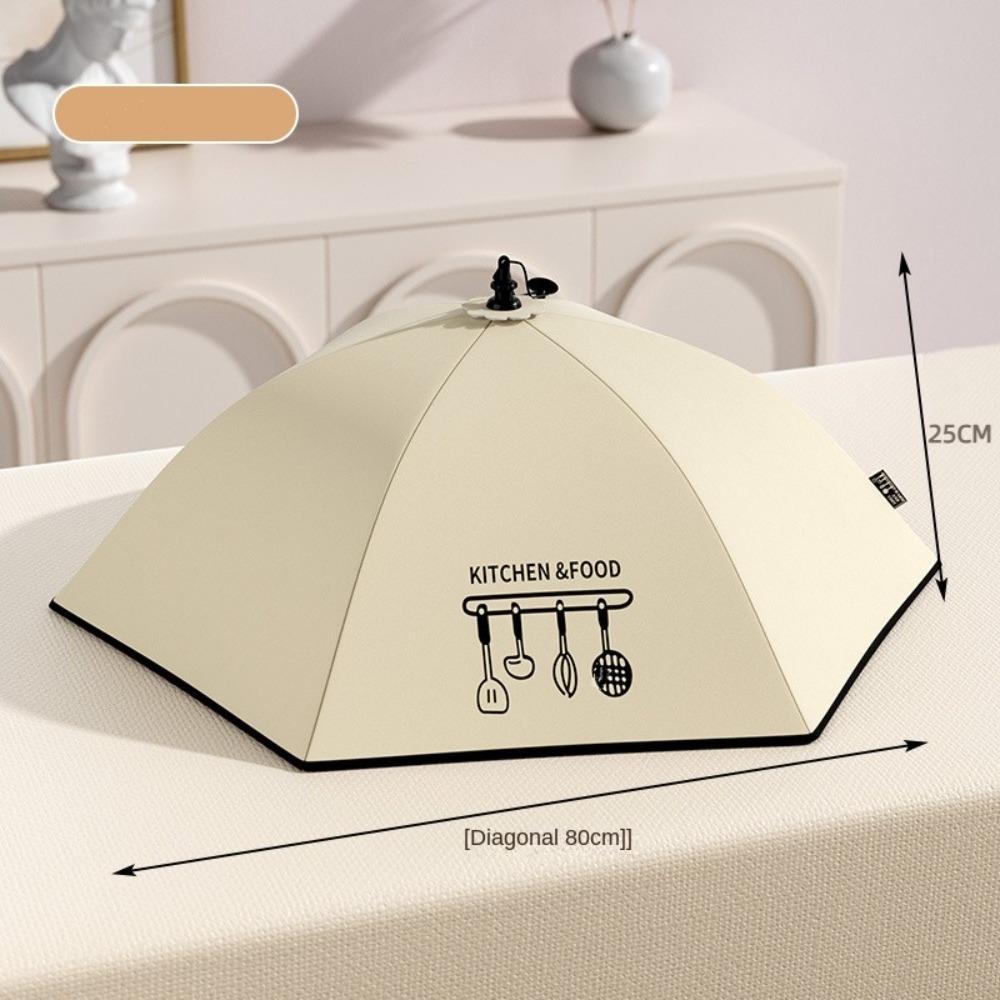 Складная Изолированная Крышка для Овощей Защита от Мух Комаров Изоляция из Алюминиевой Фольги Изолированная Крышка для Еды Раскладная Крышка для Еды Зонтик