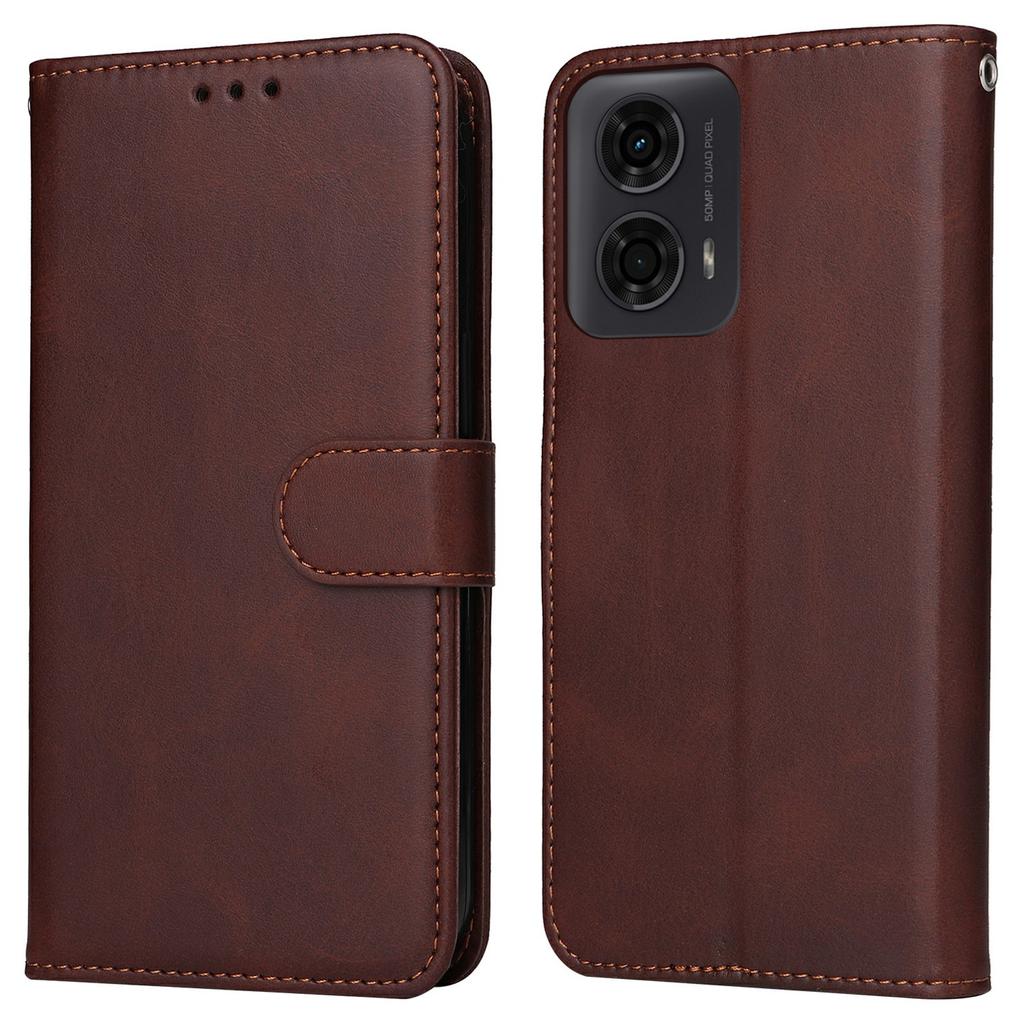 Wallet Case for Motorola Moto G04 4G/G04s 4G/G24 4G/E14 4G Leather Phone Cover
