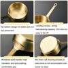 Stainless Steel Sauce Cup with Handle Mini Sauce Pan Measuring Cup Seasoning Bowl  For Kitchen
