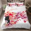 Girl Butterfly Duvet Cover Set Beautiful Fairy Butterflies Single Bedding Set Flower Fairy Fantasy Queen Comforter Cover 2_3 Pc