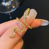 Portable Snake Ring Gold Silver Finger Decorations New Open Ring
