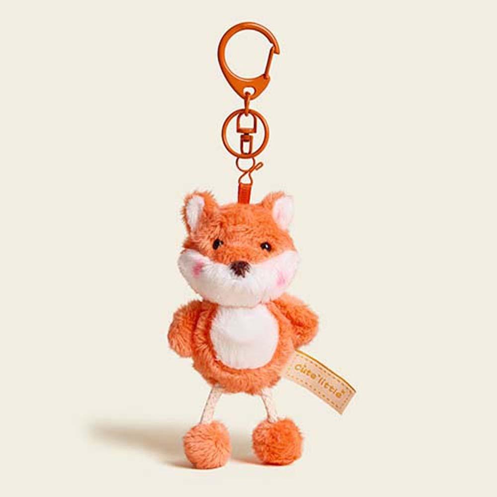 Забавный плюшевый кулон в виде собаки, мягкий мультяшный брелок в виде животного, милая кукла-мишка, кольцо для ключей, для пары