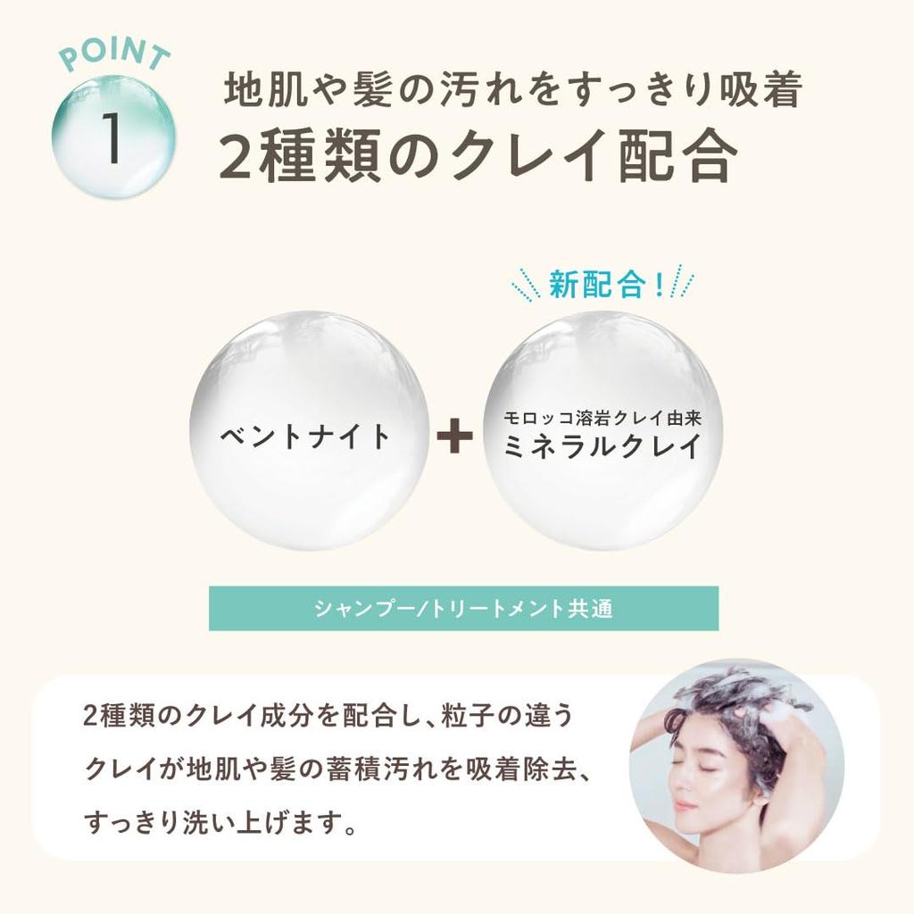 CLAYGE Treatment SR, Light and Smooth, Floral Musk Scent, Pump, 500ml (x1) Single Item