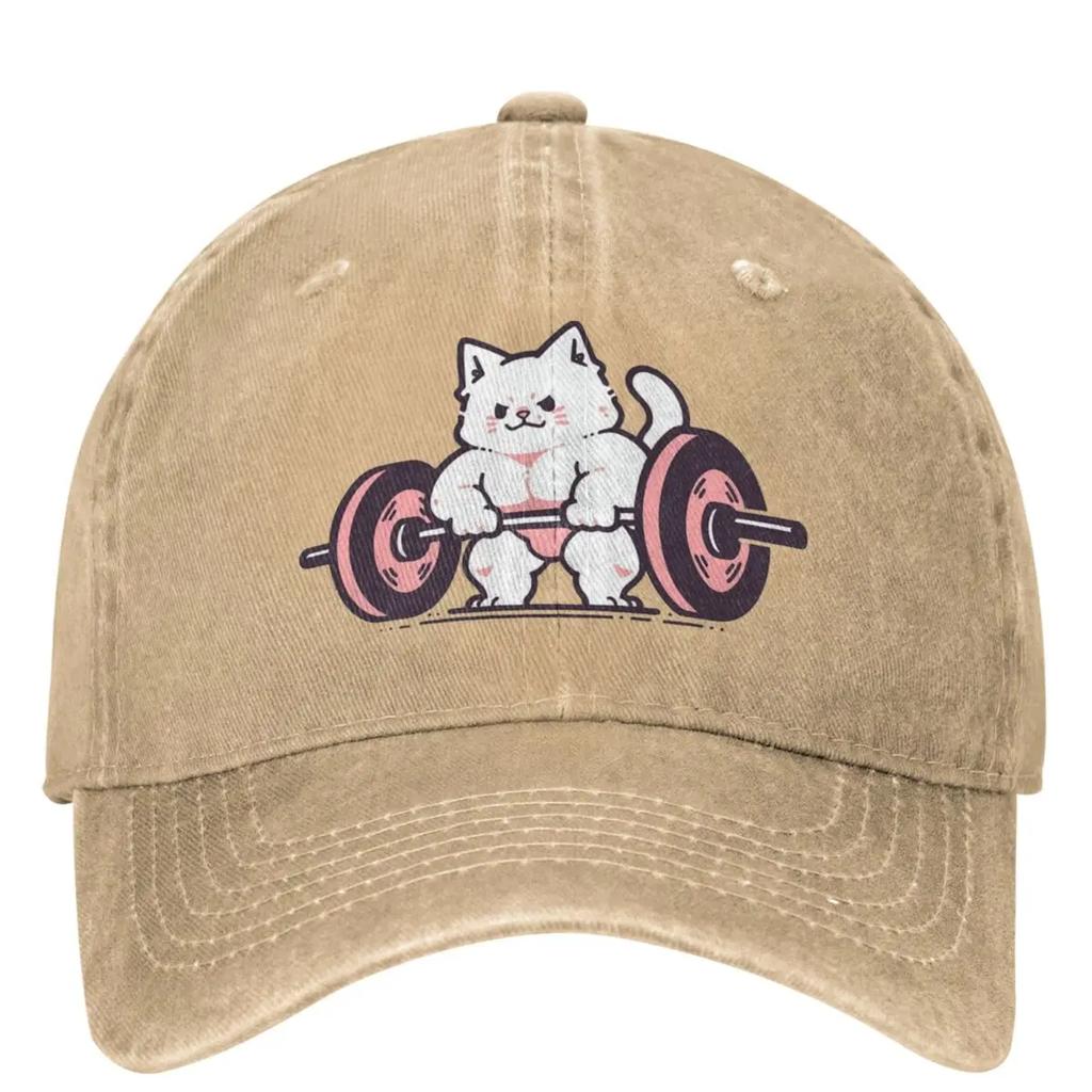 Бейсболка для кошек Deadlift для бодибилдеров, пар, женщин, солнцезащитная кепка для дальнобойщиков, летняя, повседневная, для занятий спортом на открытом воздухе