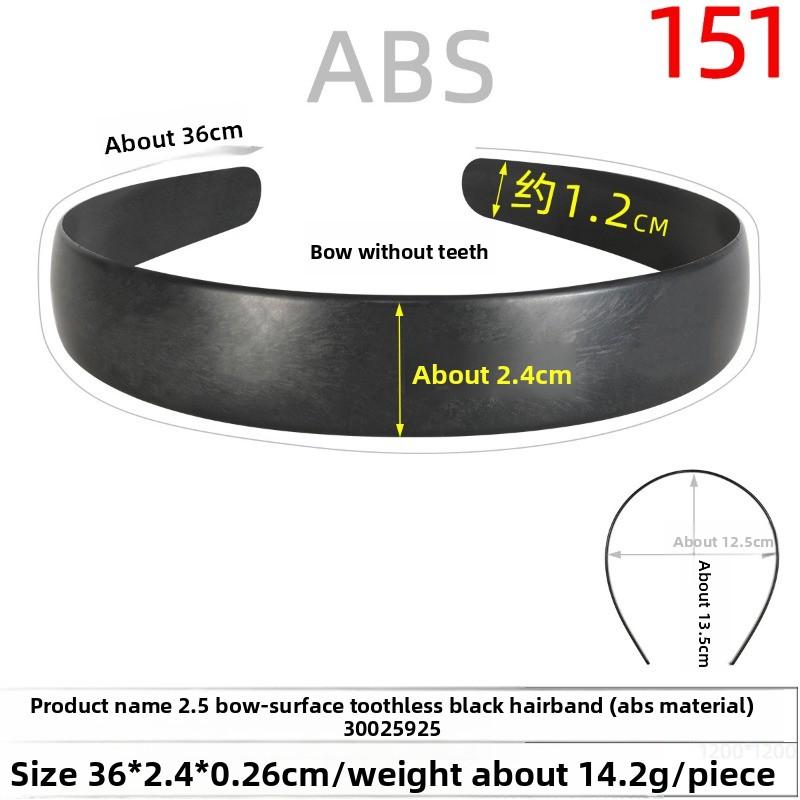 Пластиковая заготовка для основы ободка для волос, гладкая пластина, тканевый ободок без зубцов, аксессуары ручной работы, полуфабрикаты для заколок