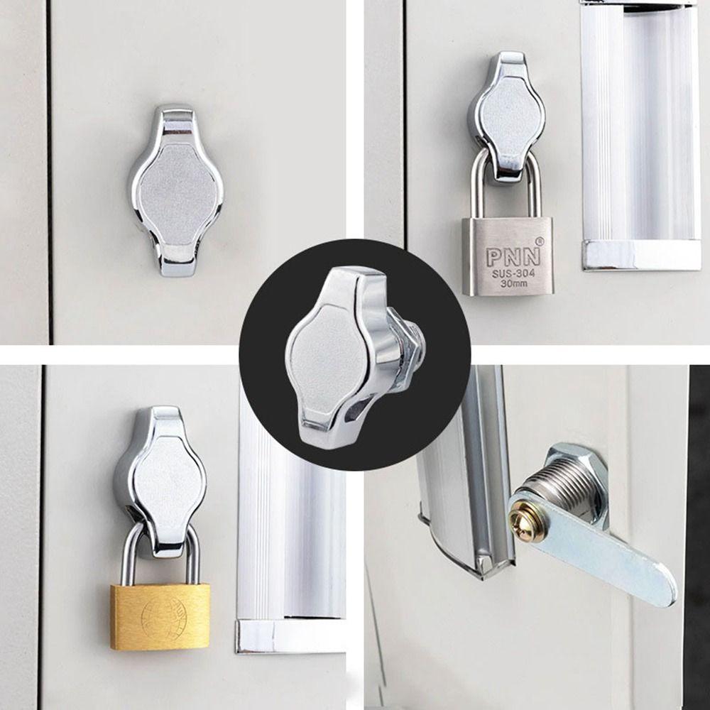 Zinc Alloy Cabinet Door Padlock Keyless Mechanical Door Lock New Furniture Padlock Cabinet Mailbox