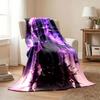 Hyuga Hinata blanket Flannel Blanket Soft Cozy Plush Throw for Sofa Bed Lightweight Home Decor