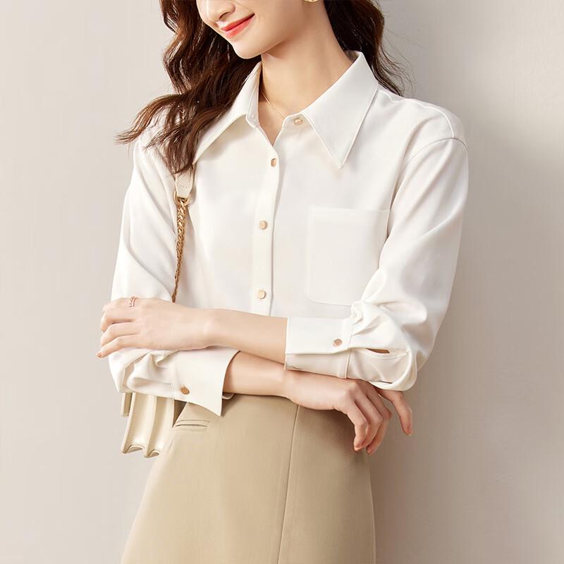 Женская рубашка SHANGDOUBILA с длинным рукавом в стиле business casual