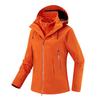 Women Men's Jacket 3 In 1 Waterproof Winter Jacket Snow Jacket Windproof Hooded with Inner Warm Fleece Coat