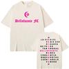Rapper Dellafuente Double Sided Graphic Tee Shirt Harajuku Fashion Hip Hop Street Tshirts Men Women Comfort pure Cotton T Shirt