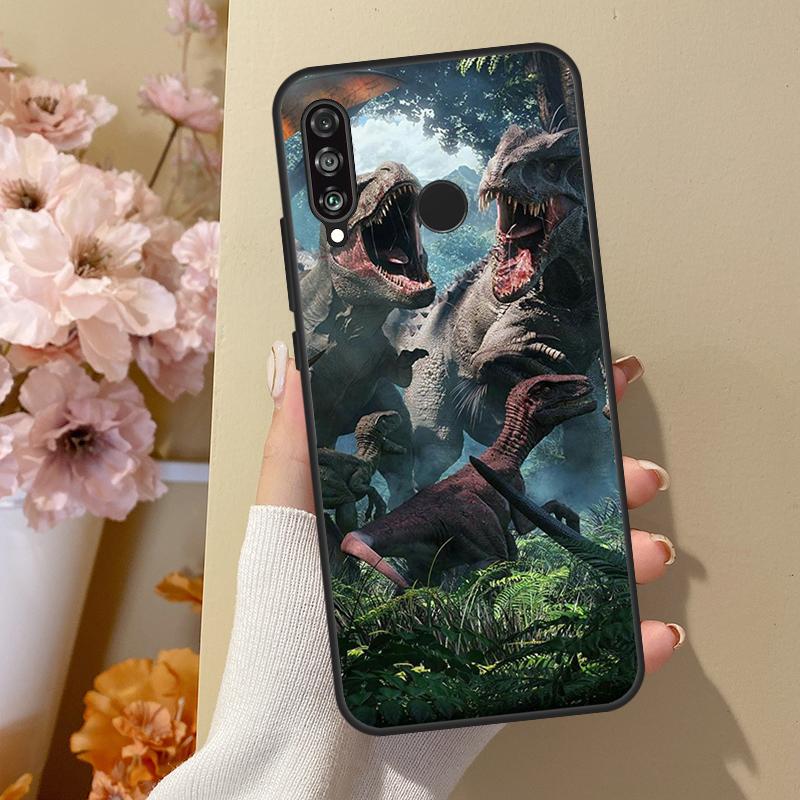 Чехол Динозавр Юрского периода Для Huawei Nova Y70 Y91 Y61 Y73 Y72 Y90 Y60 12s 12i 11i 8i 9 10 SE P40 Lite P30 P60 Pro