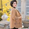 Luxury Fur Cardigan Coat Elegant and Warm Cashmere Sweater Jacket for Women