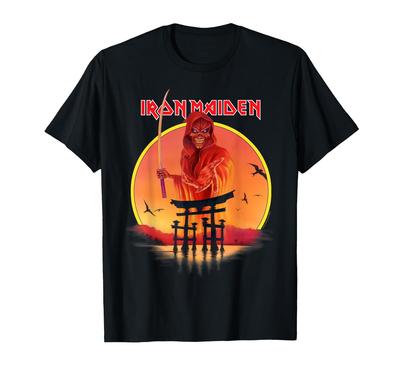 Футболка Iron Maiden Orange Eddie Japan