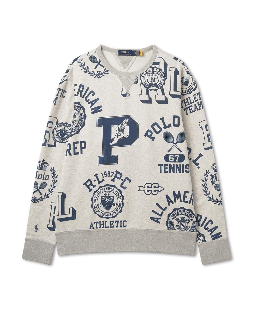 POLO RALPH LAUREN Fleece Graphic Sweatshirt - Newport Navy/Lt Sports Hunter