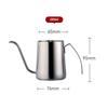 Чайник для кофе пуровер Zhaoran из нержавеющей стали 304, портативный