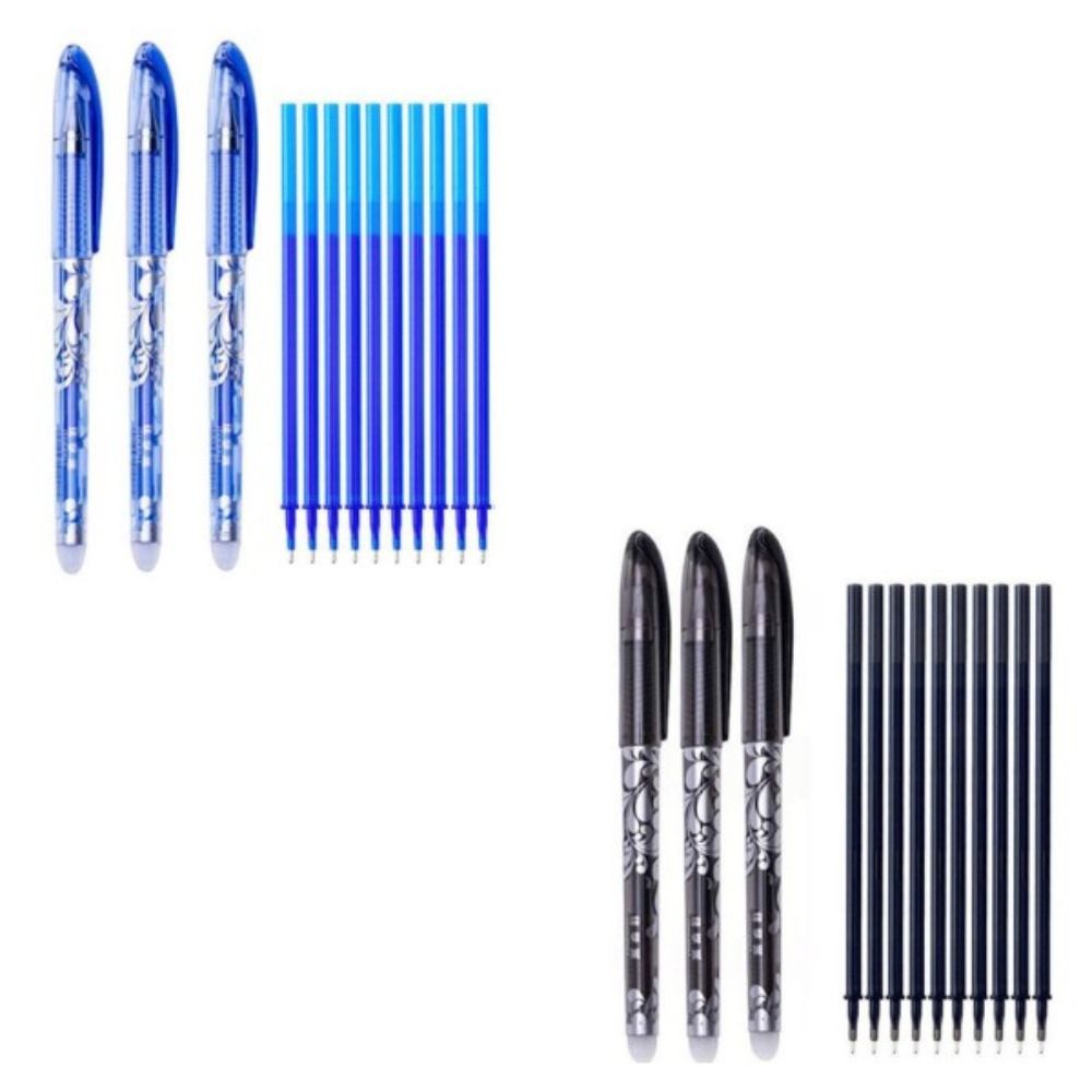 Blue Pens Gel Pens Black Pens Fine Point Pen Writting Erasable Pens Home