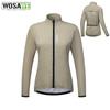 Wosawe Женская светоотражающая велосипедная куртка MTB велосипедная ветровка с длинным рукавом велосипедное пальто дышащая легкая куртка спортивная одежда сетчатая одежда