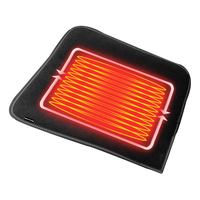 Черный/Свинцовый Автомобильная Подушка с Подогревом Зимний Подогреватель Переднего Сиденья Автомобиля Подушка Сиденья 5 В USB Перезаряжаемая Греющая Подкладка для Сиденья для Автомобиля