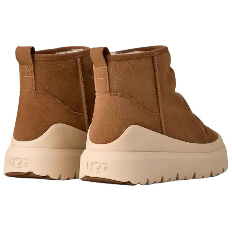 UGG Наследие Утилитарные Мини Термо Снежные Ботинки Мужские Каштановые Кроссовки 1173811-CWTC