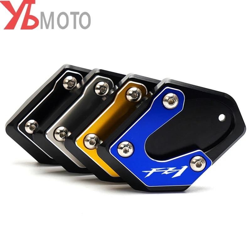 For Yamaha FZ1 FZ 1 2006-2015 FZ6 FZ6R FZ6-S2 2004-2009 Accessories Motorcycle Aluminum Kickstand Foot Side Stand Extension Pad