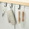 Space Saving S Shaped Hook Stainless Steel Storage Hooks Drawer Cabinet Hook  for Kitchen Bathroom