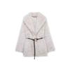 Winter Medium And Long Imitation Fur Coat Women'S Large Size Elegant Warm Coat