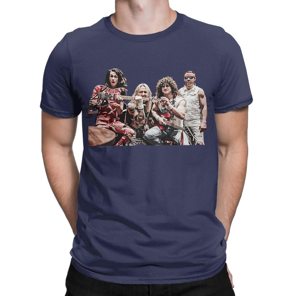 VAN HALEN poster Funny Graphic 100 Cotton TShirt Van Halen Tees Tops For Unisex