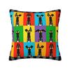 Greyhound Semaphore Nordic Throw Pillow Cover Decoration Whippet Sighthound Dog Car Cushion