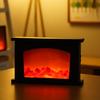 LED Simulation Flame Lamp Nordic Style Decorative Fireplace Lamp Creative Home Crafts Atmosphere Night Light