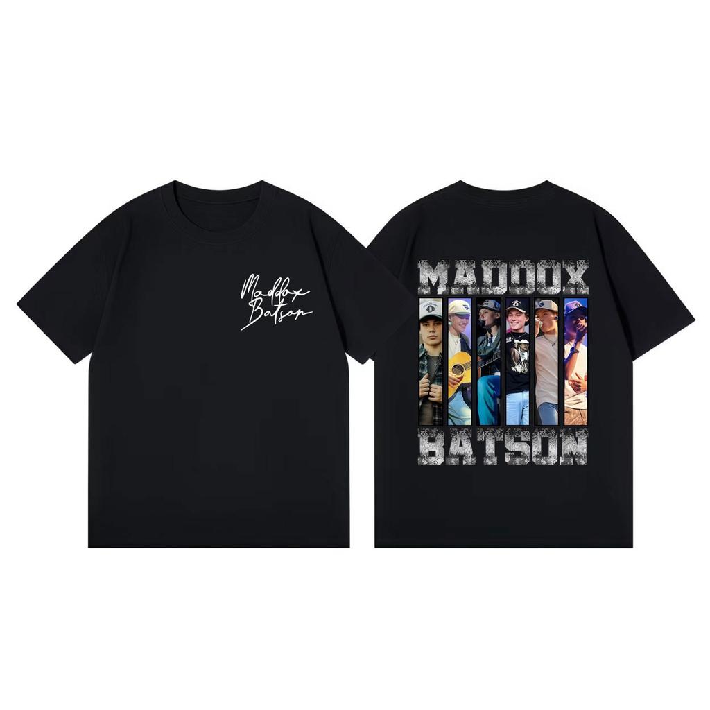 Maddox Batson Live Worldwide Tour 2026 Graphic T Shirts Fashion Vintage Short Sleeve Tshirt Men Women Casual Oversized Tshirts