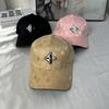 Popular Hat Women's Fashion Versatile Baseball Cap Hard Top Summer Breathable Mesh Sunscreen Sun Hat