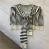 Knitted Sweater Striped Shawl Women's Autumn Shawl Spring and Autumn Outer Vest
