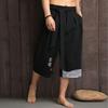 Japanese Kimono Traditional Pants Men Asian Clothing Bath Pant Casual Loose Male Japan Style Yukata Trousers Linen Cropped Pants