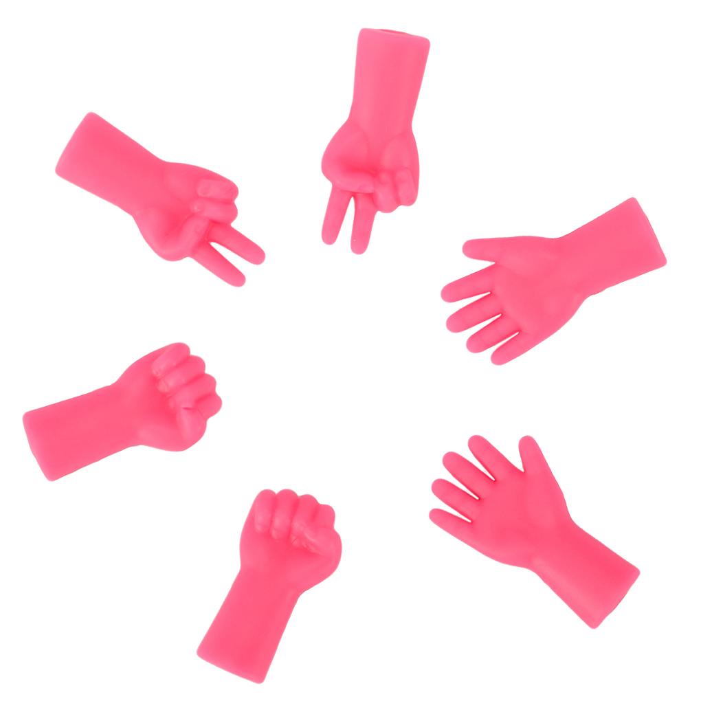 6pcs Knitting Point Protectors For DIY Weave Knitting Sewing Mix Shaped Tip Stopper