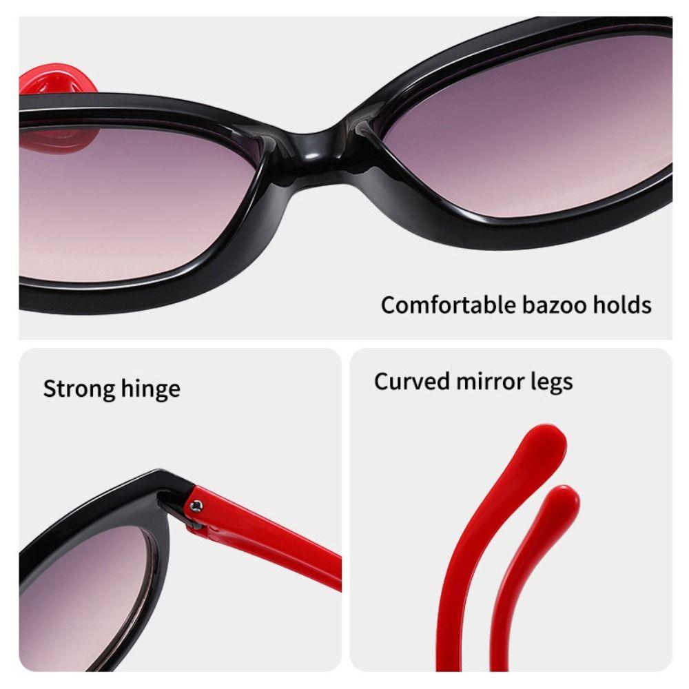 New Plastic Bow Decorated Sunglasses Ultraviolet-Proof Shades Kids Sunglasses Sun Protection Round Frame Kids Eyewear For Party