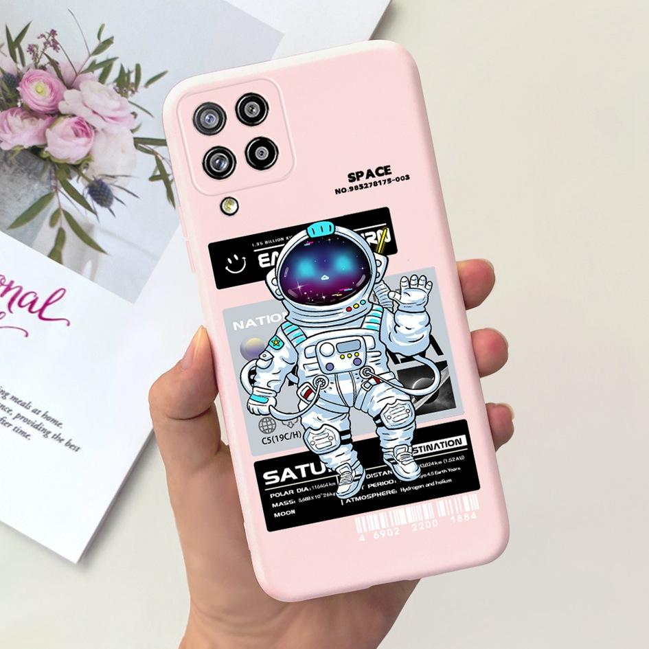 Для Samsung Galaxy A22 5G Чехол SM-A226B Задняя крышка Милый Астронавт Силиконовый Мягкий Чехол Для Samsung A22 4G A22s SM-A225F A 22 Para